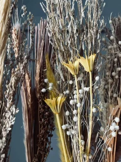 Evighedsbuket med vase - Mix farver 57cm