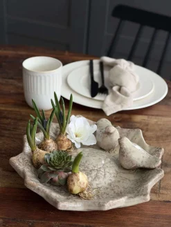 Fad med fugle – Beige