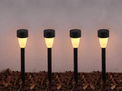 Fakkel med solceller – Sæt med 4 stk.