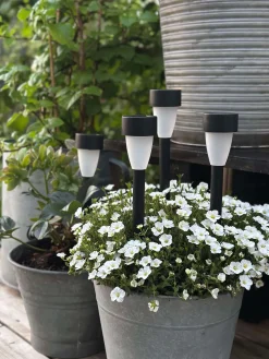 Fakkel med solceller – Sæt med 4 stk.