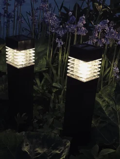 Fakkel med solceller – Sæt med 4 stk