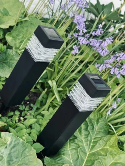 Fakkel med solceller – Sæt med 4 stk