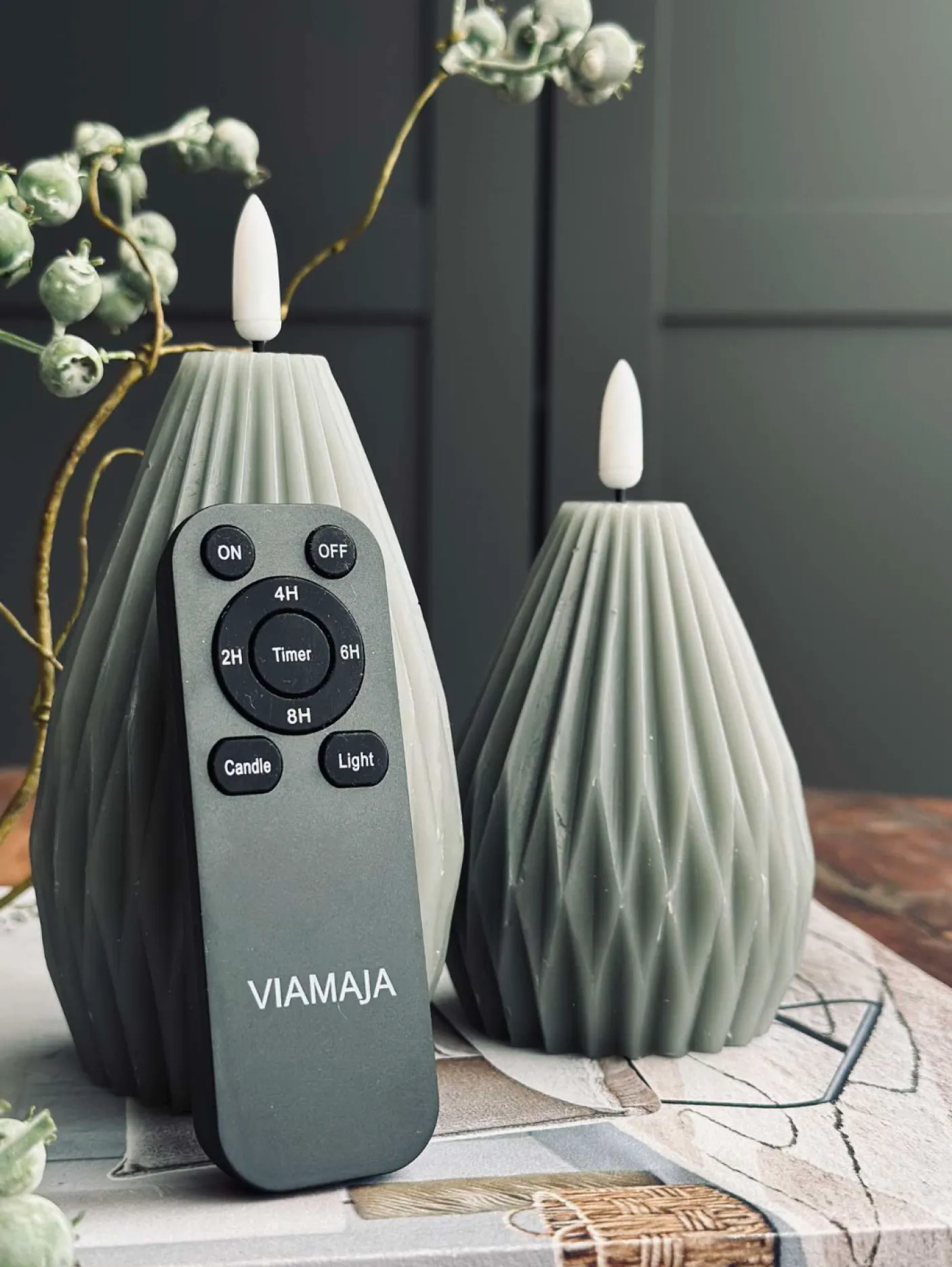 Fjernbetjening til Stagelys og bloklys - Viamaja