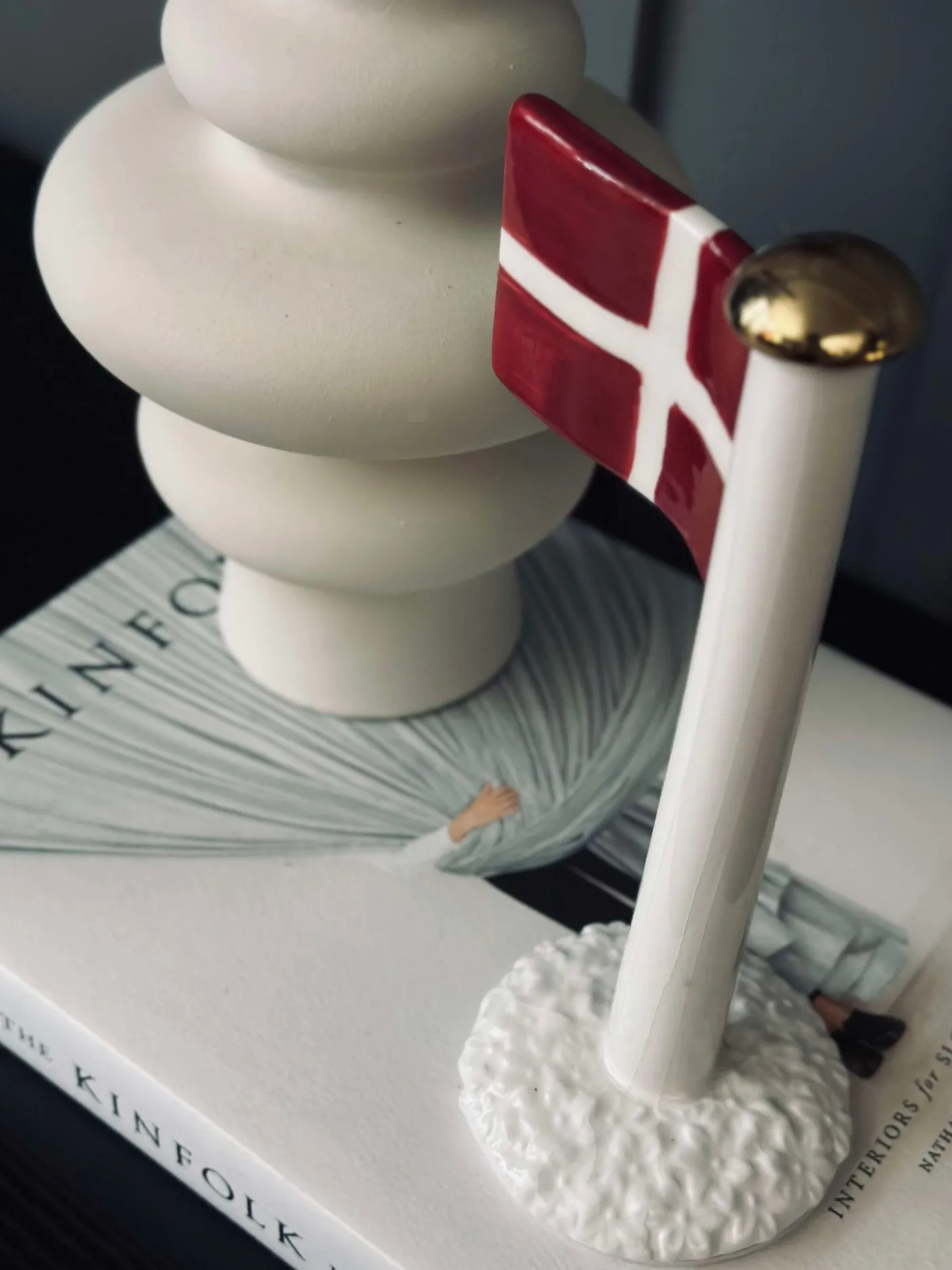 Flag keramik – Dannebrog