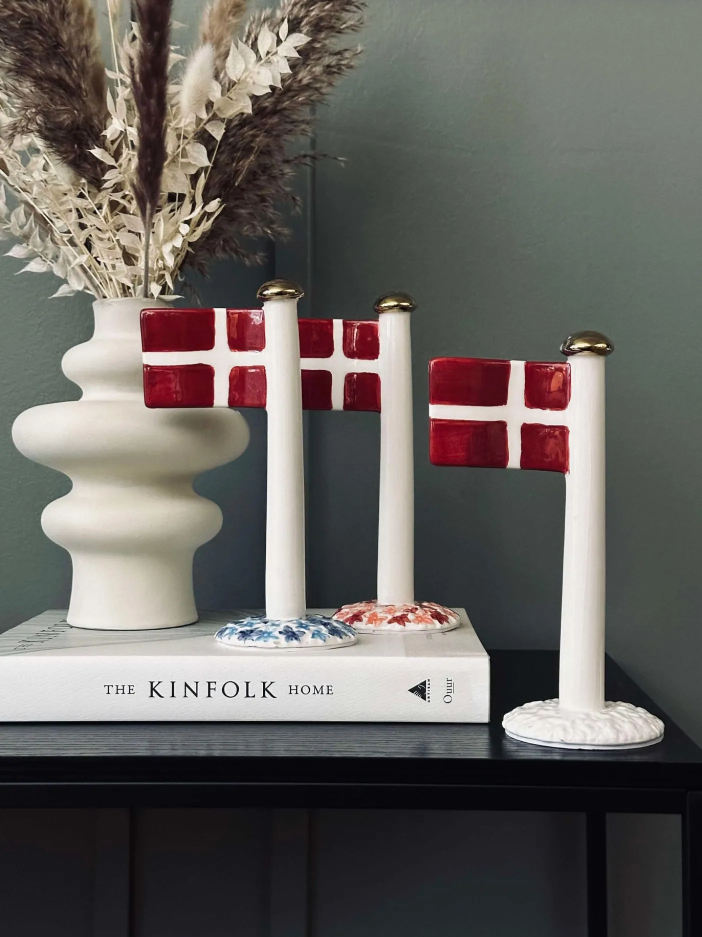 Flag keramik – Dannebrog