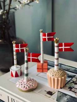 Flag til fødselsdag - 2 stk.