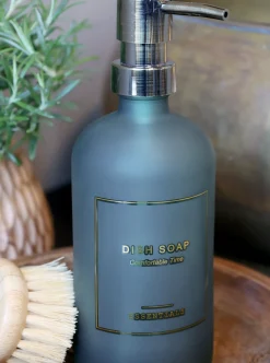 Flaske m. pumpe - Dish Soap 500 ml - Green