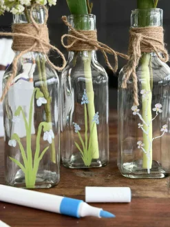 Flaske med snor 16cm