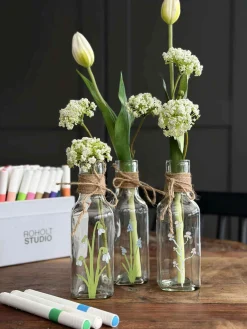 Flaske med snor 16cm