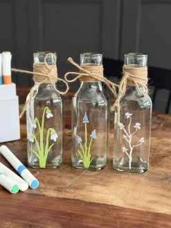 Flaske med snor 16cm