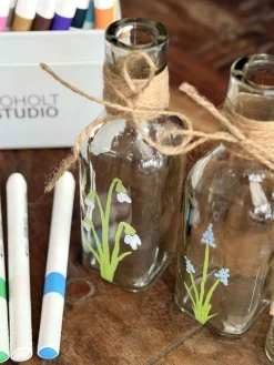 Flaske med snor 16cm