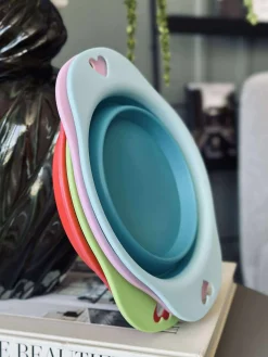 Foldbar Hundeskål - Colormix