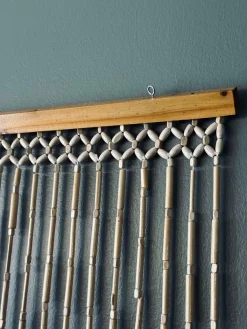 Forhæng i Bambus Natur - 90x180cm