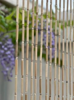 Forhæng i Bambus Natur - 90x180cm