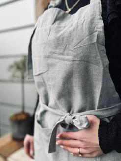 Forklæde - Grå