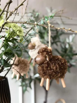 Får Fluffy Amber/Brun 8cm