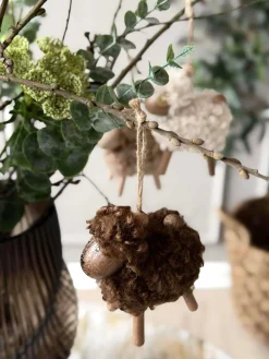 Får Fluffy Amber/Brun 8cm