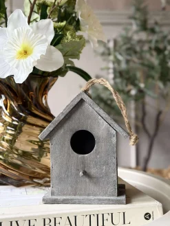 Fuglehus i træ - Grå