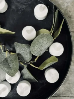 Fyrfadslys med led - 24 stk. med timerfunktion