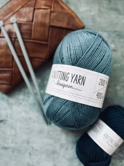 Garn Akryl 200 gram - Dueblå