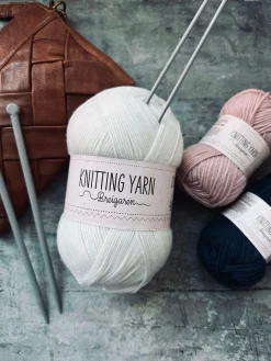 Garn Akryl 200 gram - Hvid