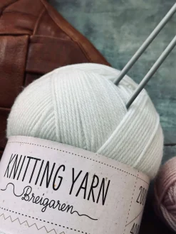 Garn Akryl 200 gram - Hvid