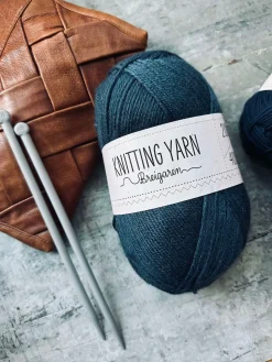 Garn Akryl 200 gram - Navy