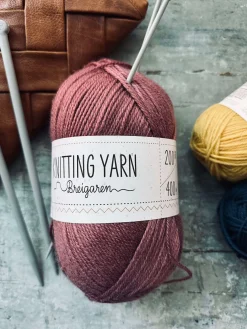 Garn Akryl 200 gram - Oldrose