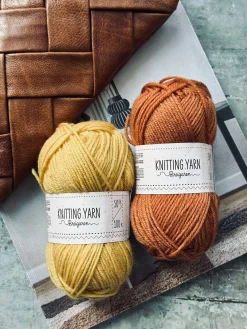 Garn Polyester 50 gram - Gul