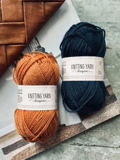 Garn Polyester 50 gram - Orange