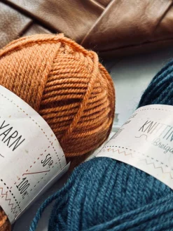 Garn Polyester 50 gram - Orange