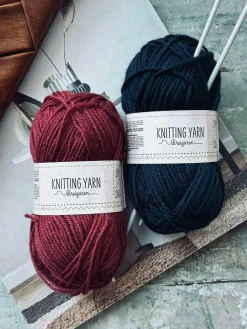 Garn Polyester 50 gram - Rød