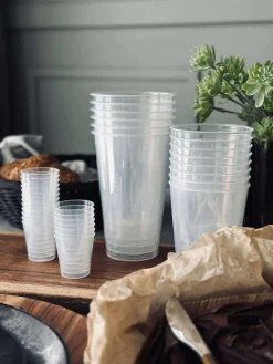 Genanvendelige ølglas 50 cl - 6stk.