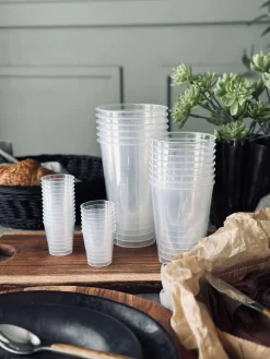 Genanvendelige ølglas 25 cl - 6stk.