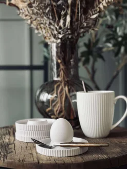 Æggebægre Melamin Hvid - 4 stk.