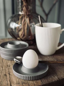 Æggebægre Melamin Taupe - Sæt med 4 stk.
