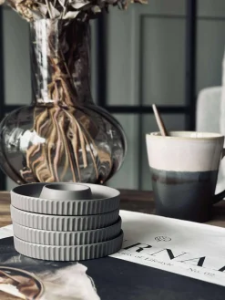 Æggebægre Melamin Taupe - Sæt med 4 stk.