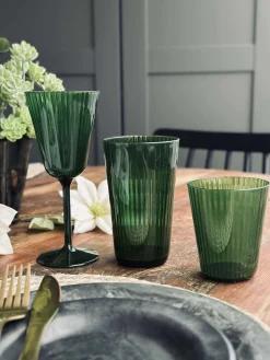 Glas Claire 500ml. Grøn - 2 stk.