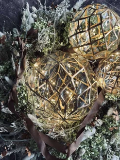 Glas ophæng med lys - Flere størrelser