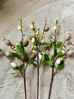 Gren med påskeæg 65 cm- neutrale farver