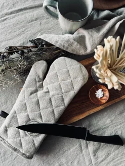 Grillhandske - Stone washed