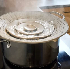 Grydelåg med overkogningssikring