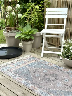 Gulvtæppe Aisha Blå - Flere størrelser