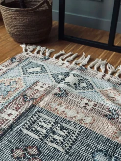 Gulvtæppe Aisha Blå - Flere størrelser