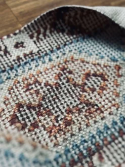 Gulvtæppe Aisha Blå - Flere størrelser