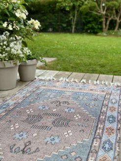 Gulvtæppe Aisha Blå - Flere størrelser