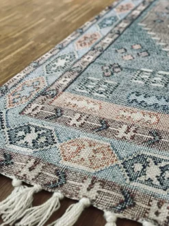 Gulvtæppe Aisha Blå - Flere størrelser