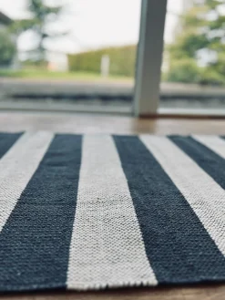 Gulvtæppe i Bomuld - 60x90cm koks / natur