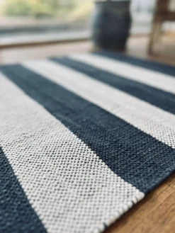 Gulvtæppe i Bomuld - 60x90cm koks / natur