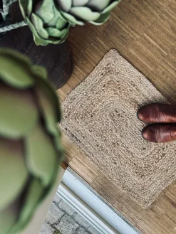 Gulvtæppe jute – 50x70cm